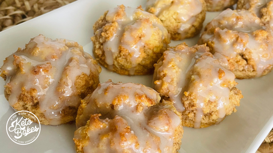 Glazed Cinnamon Drop Biscuits