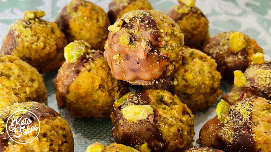 Chocolate Dipped Pistachio Bonbons