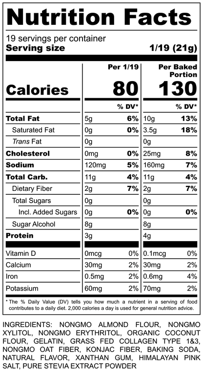 Chewy Sugar Cookies - 1g net carb