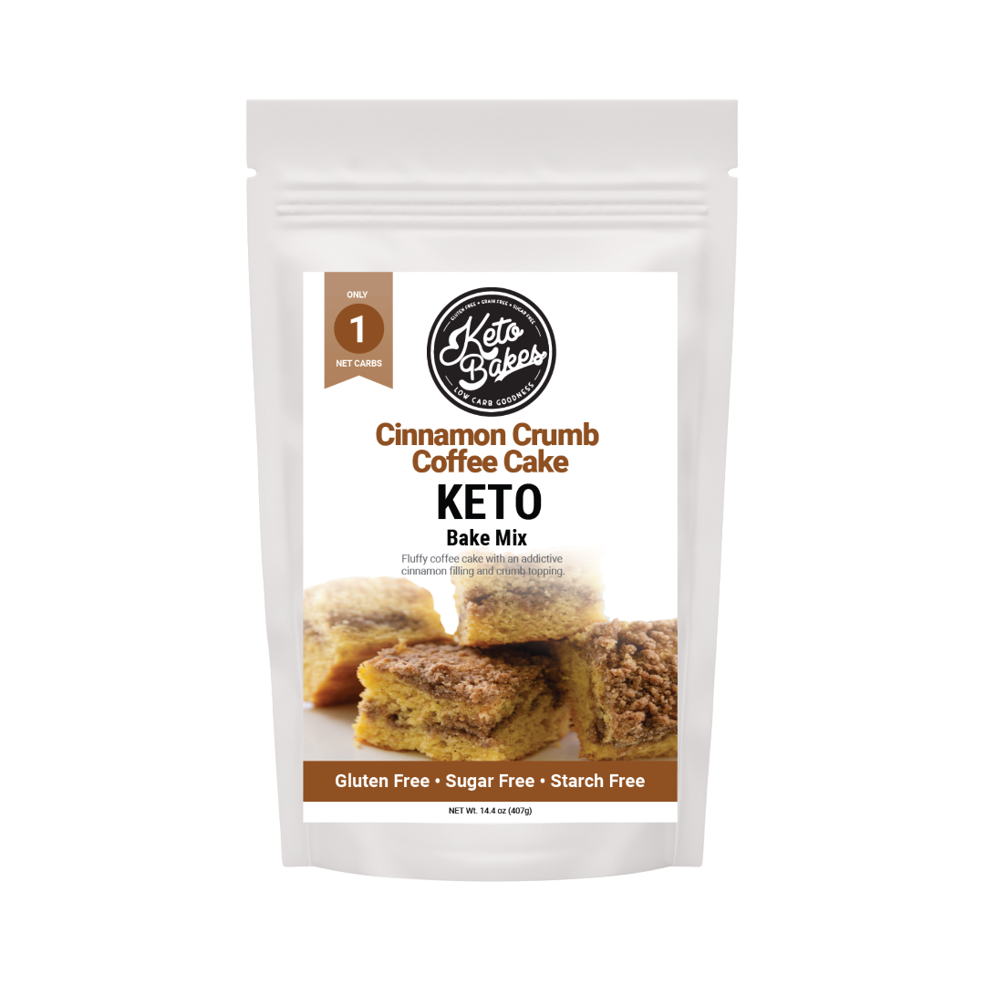 Cinnamon Crumb Coffee Cake - 1g net carb