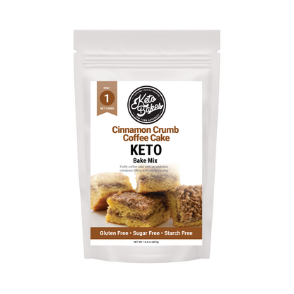 Cinnamon Crumb Coffee Cake - 1g net carb