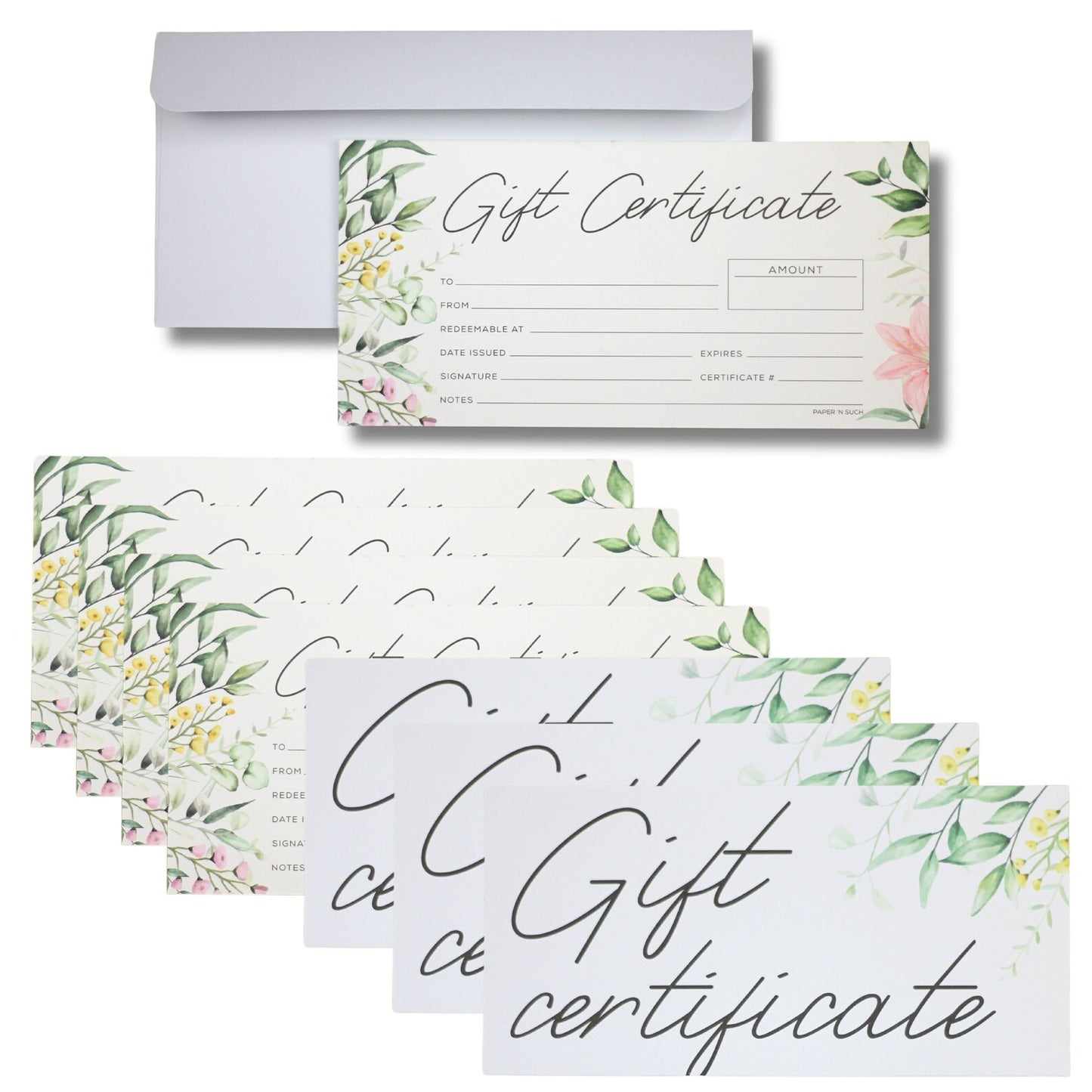 $50 Gift Certificate with Envelope