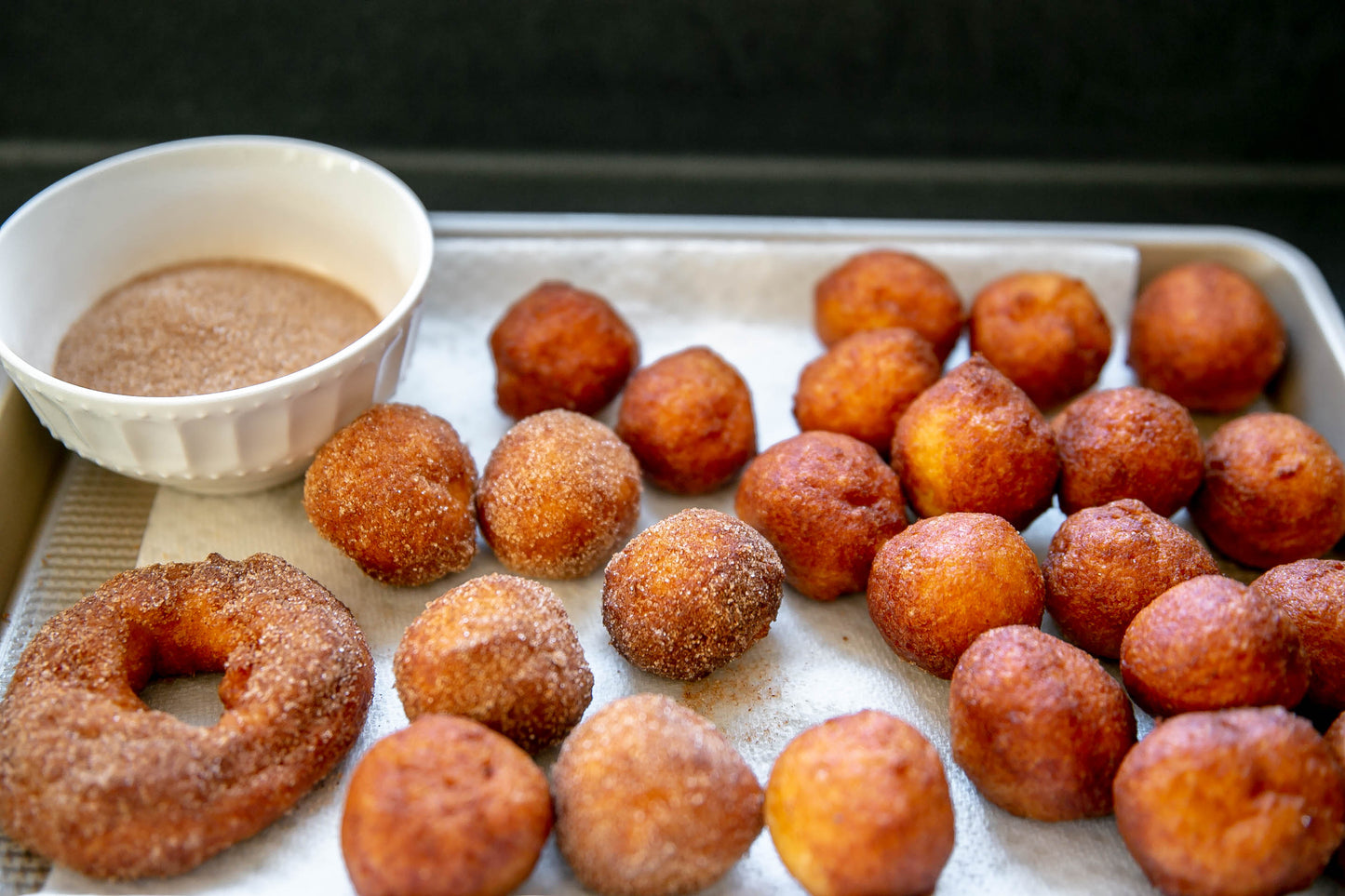 Cinnamon Sugar Donut Holes - 1g net carb