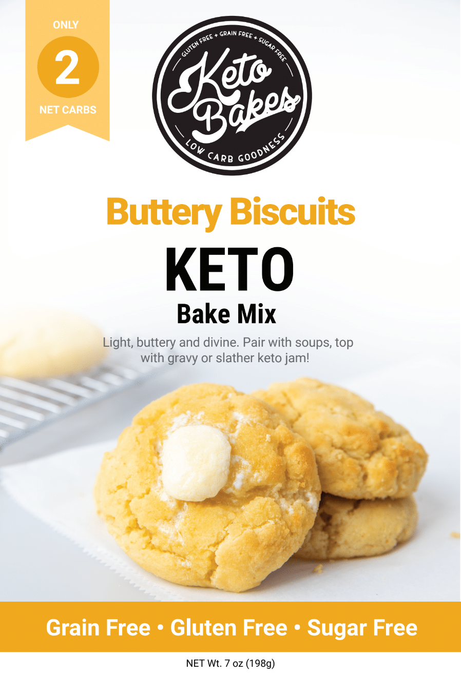 Buttery Biscuits Mix - 2g carb