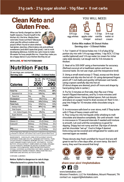 Donut Holes with Chocolate Icing - 0 g net carbs