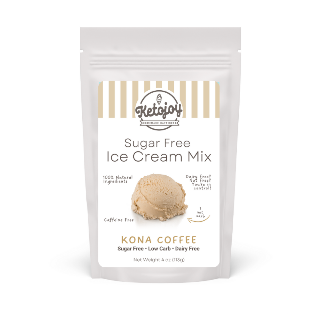 Ice Cream Mix - KONA COFFEE - 1g net carb