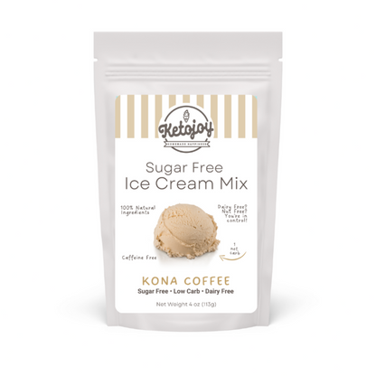 Ice Cream Mix - KONA COFFEE - 1g net carb