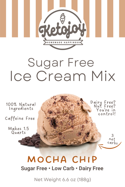 Ice Cream Mix - MOCHA CHIP - 3g net carbs