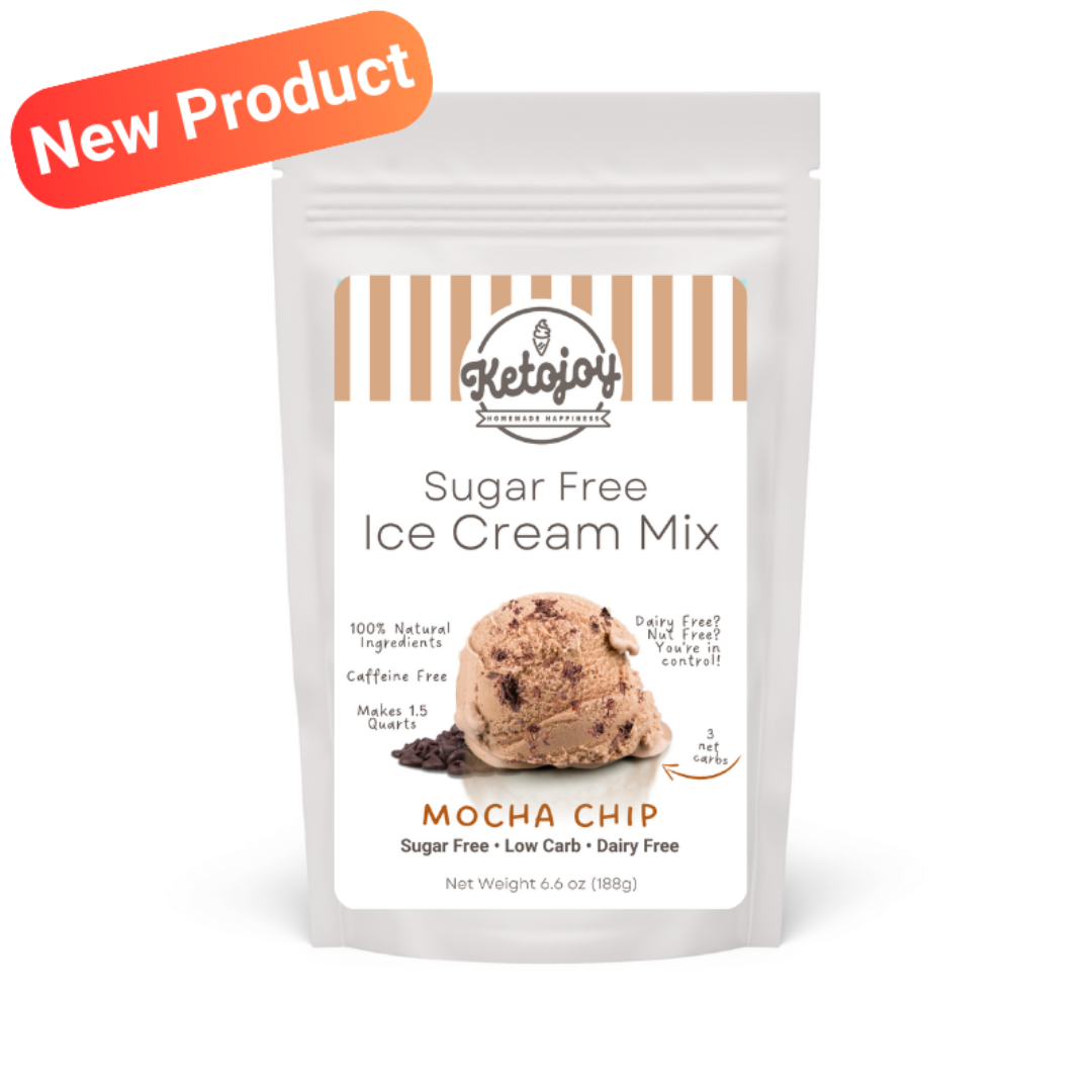 Ice Cream Mix - MOCHA CHIP - 3g net carbs