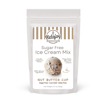 Ice Cream Mix - NUT BUTTER CUP - 1g net carb