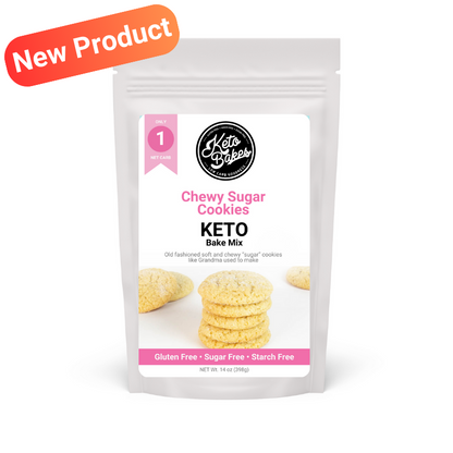 Chewy Sugar Cookies - 1g net carb