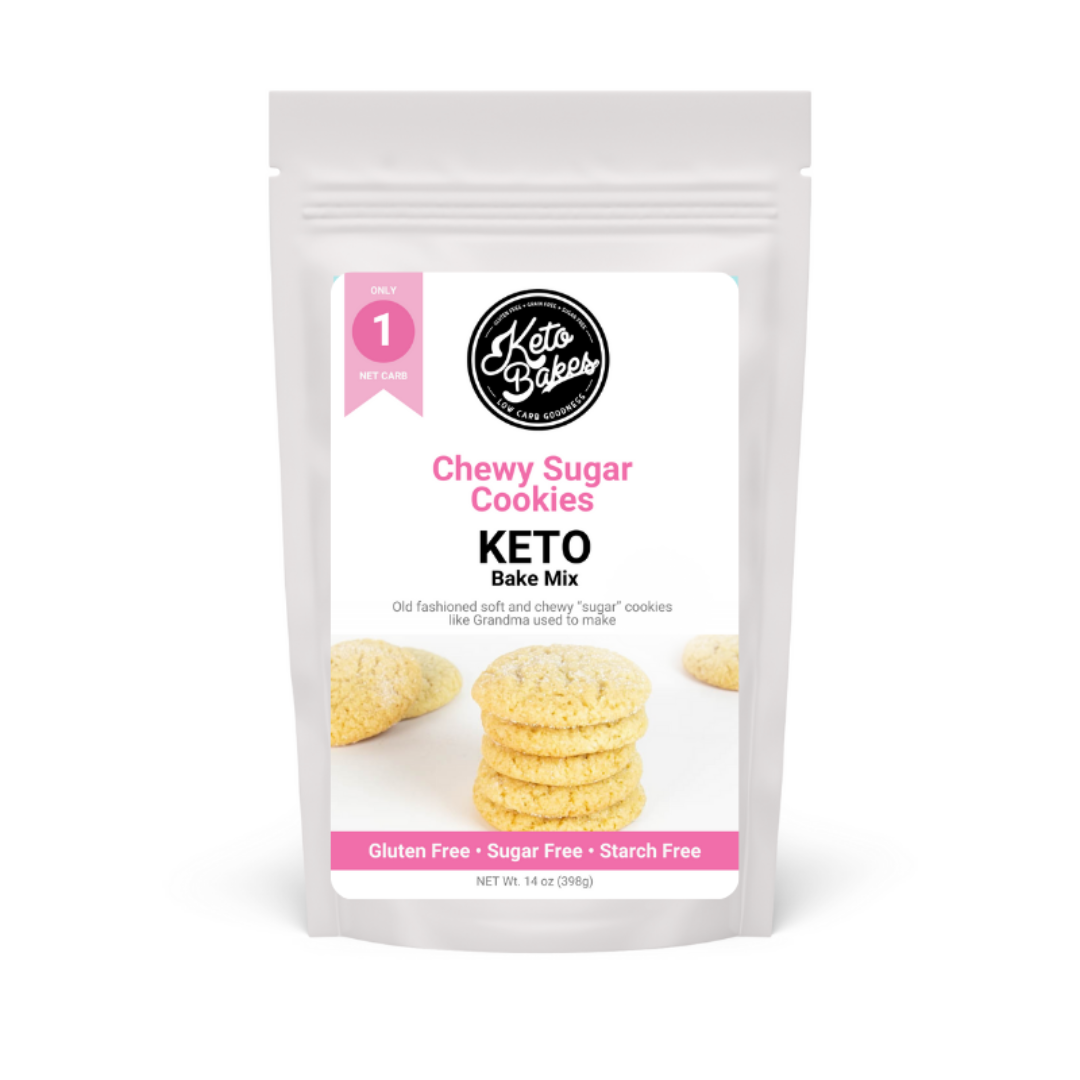 Chewy Sugar Cookies - 1g net carb