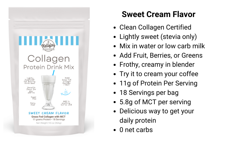 Collagen Drink - Sweet Cream - 1g carb