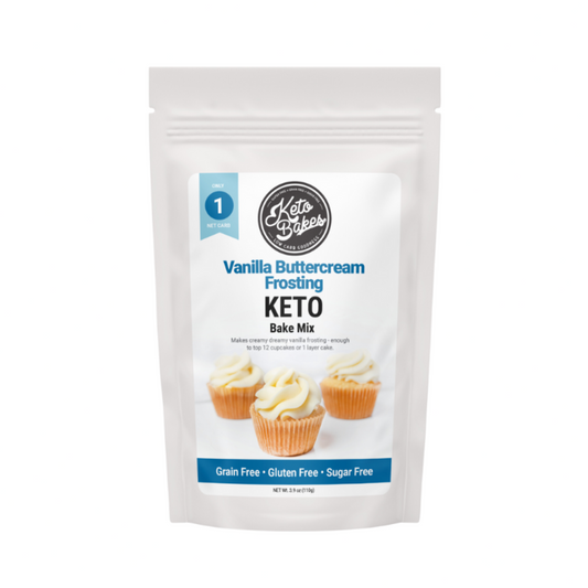 Vanilla Buttercream Frosting - 1g net carb