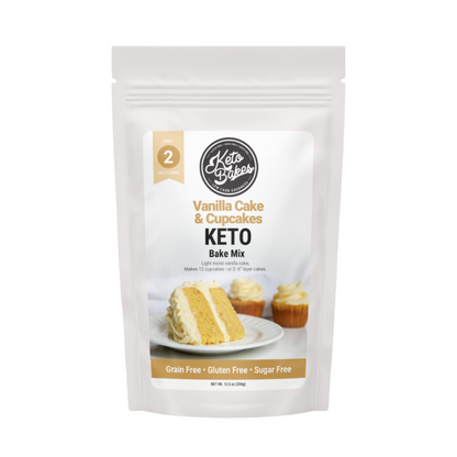 Vanilla Cake & Cupcakes Mix - 2g net carb