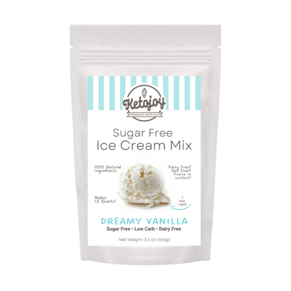 Ice Cream Mix - DREAMY VANILLA -1g net carbs